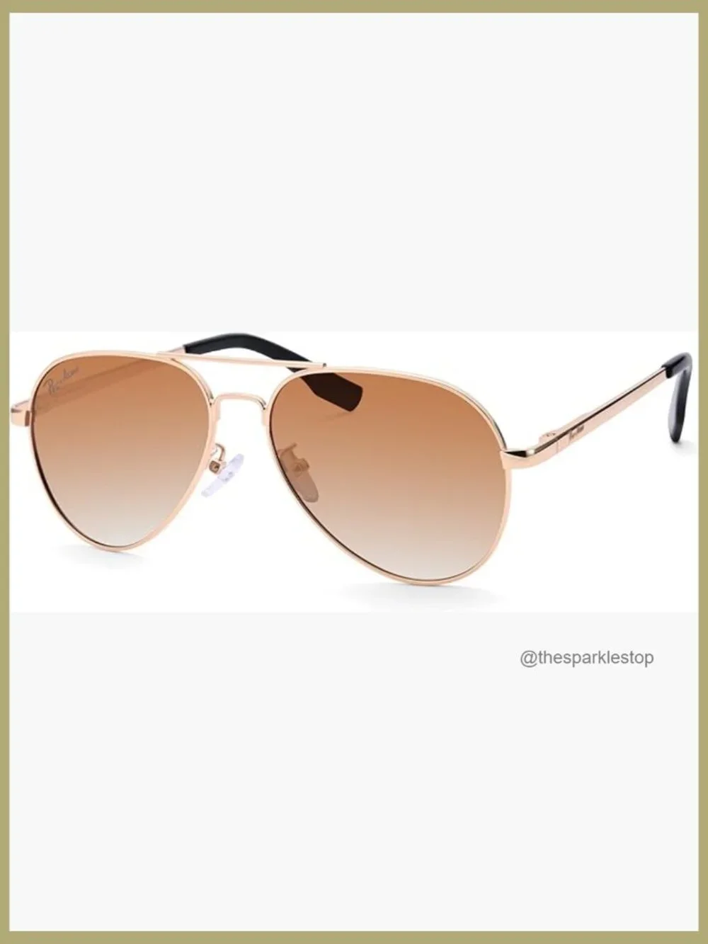 Polarized Aviator Sunglasses for Kids, Metal Frame, UV Protection